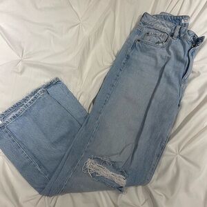 SOLD - Garage wide leg jeans